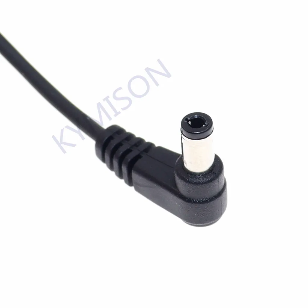 DC 5.5*2.1mm Male to 5.5*2.1mm Male Power Retractable Cord 1.5m Power Adapter DC Angle Jack Plug Cable With Spring