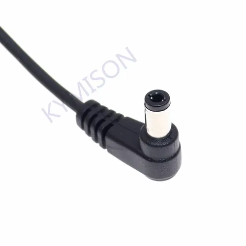 Imagen 2 del producto Cable de alimentación retráctil macho de 5,5x2,1mm, adaptador de corriente de 5,5 m, Cable de enchufe Jack de ángulo de CC con resorte, 2,1x1,5mm