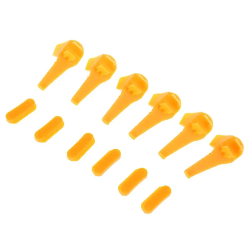 Car Tire Repair Tool Tyre Changer Tire Changer Accessories Universal Opening Yellow Head Duck Insert Rim Protector 12pcs