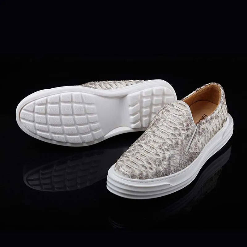 ourui  new  true   skin  male  board shoes  white  Genuine leather  White shoes men shoes