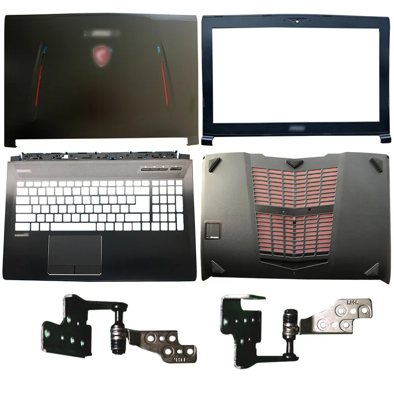 Laptop LCD Back Cover/Front Bezel/Hinges/Palmrest/Bottom Case For 15.6