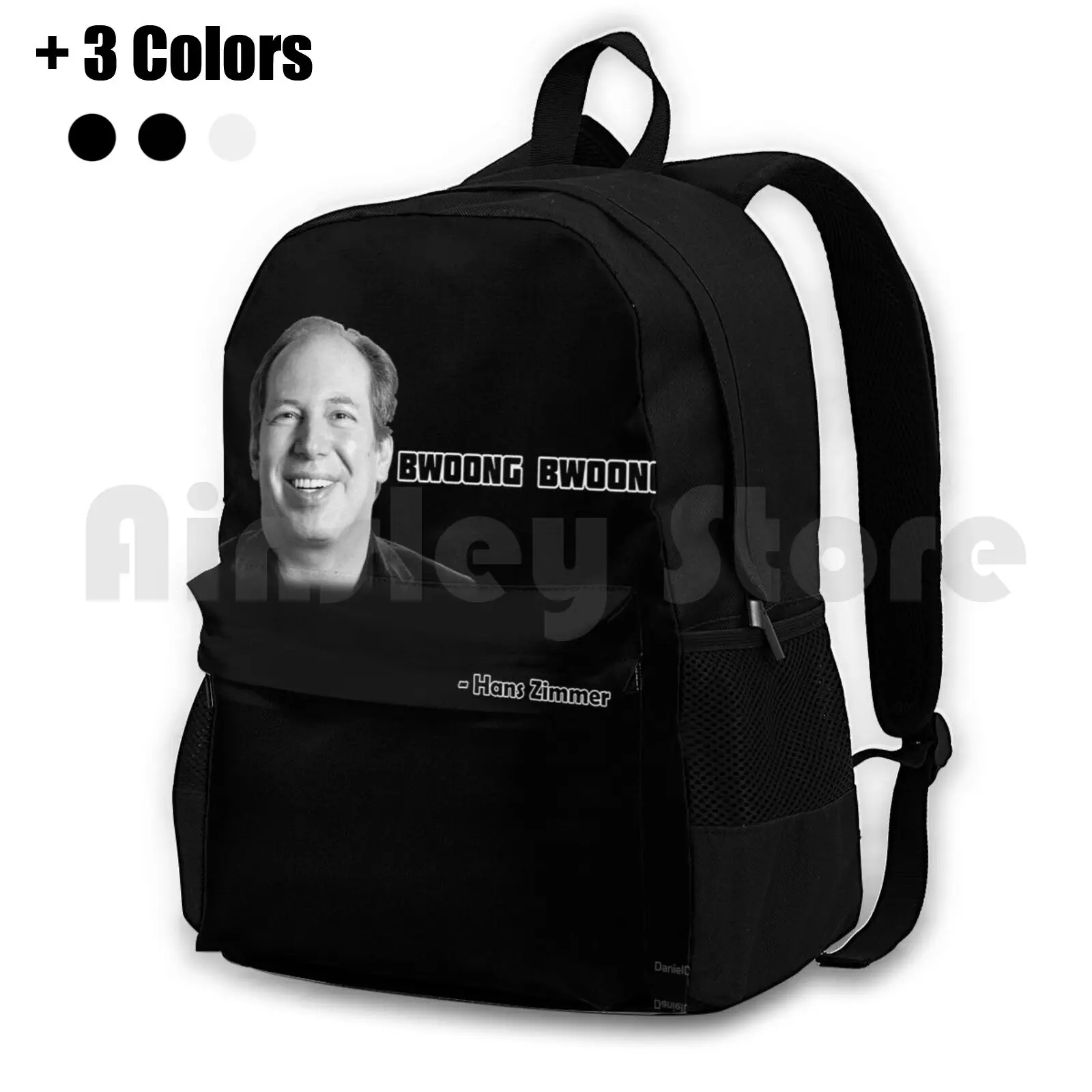 Hans Zimmer Outdoor Hiking Backpack Waterproof Camping Travel Hans Zimmer Gladiator Inception Interstellar Movies Film Cinema