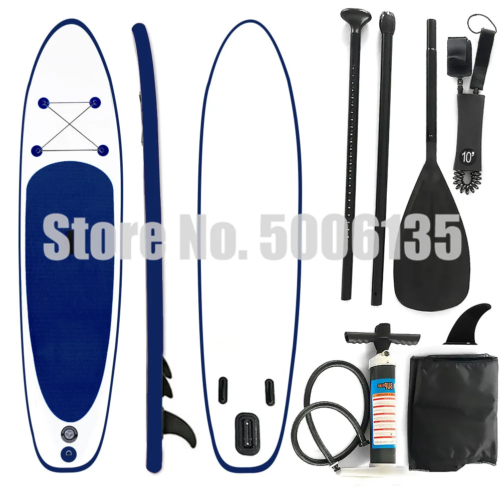 Surfboard SUP Surfboard Adult Water Ski Inflatable Paddle Board Stand-up Paddle Board Multifunction Paddle Board 305*76*15cm