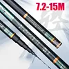 7.2 m-15 m パワーハンドロッド超軽量ハード伸縮 Olta カーボン台湾 Wedkarstwo Peceh 鯉 angeln バラデペスカ 2