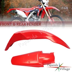 Dual Sport Trail Front Fender & Rear Fender Plastic Mudguard for Honda CRF CRF450 CRF250 CRF230 CRF150 CRF125 CRF50 F/X/L/R XR