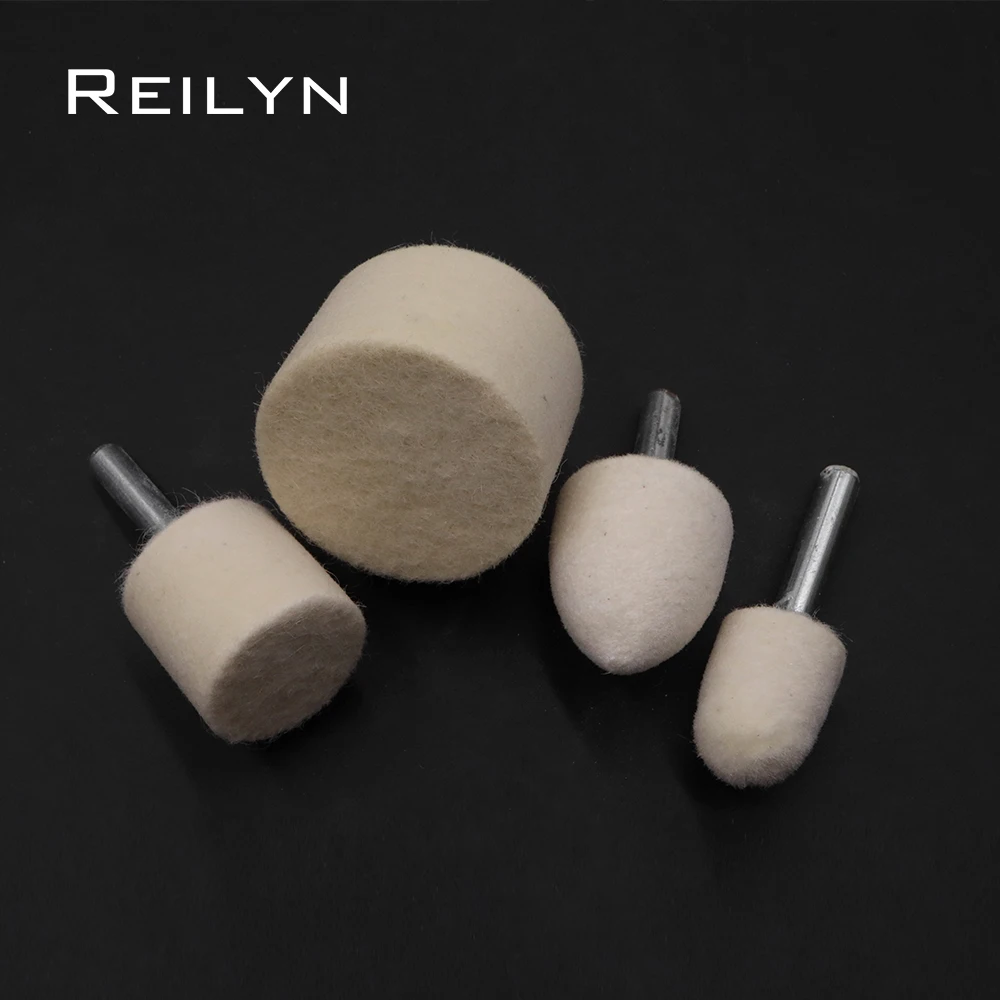 

Wool Polishing Bits Wool Fiber Mops Polishing Roller stainless steel stone jade polishing 6x20/30/40mm Wool Fiber Polishing Mops