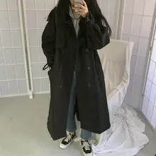 Women Long Casual Trench Coat #4