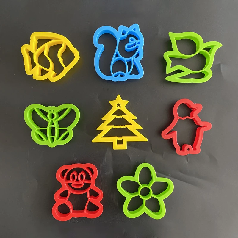 Hot Slimes Soft Clay Flower Animals Letter Number Tool Plasticine Modeling Cutter Plastic Sculpture Play Dough Toys for children