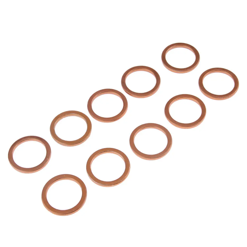 10pcs Exhaust Pipe Muffler Header Gasket Seal O-Ring for Honda CG125 GY6 125CC ID:30mm OD:40mm