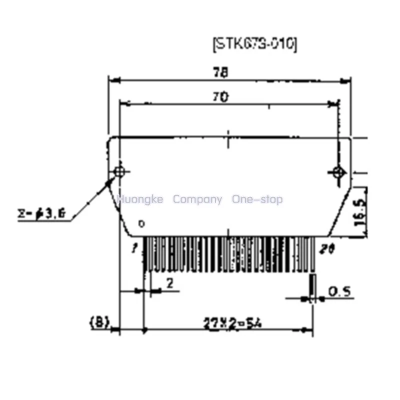 2 قطعة/الوحدة STK673-010 STK673 IC MTR DRV متعددة المراحل 4.75-5.25 فولت بقعة