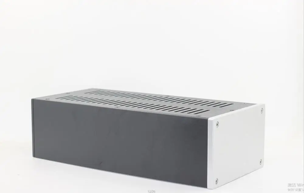 แหล่งจ่ายไฟเครื่องขยายเสียงแชสซี DIY อลูมิเนียมขนาด310*148*92มม