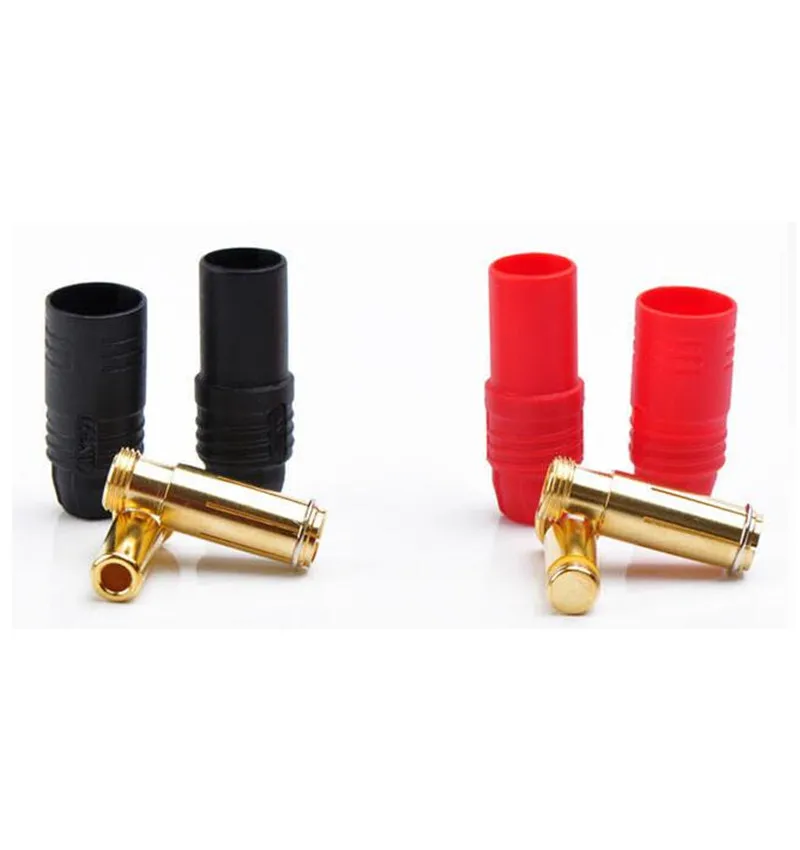 1 Pairs Amass AS150 Connector Male and Female 7mm Golden Plated Banana Plug not include anti-spark for RC ESC Battery