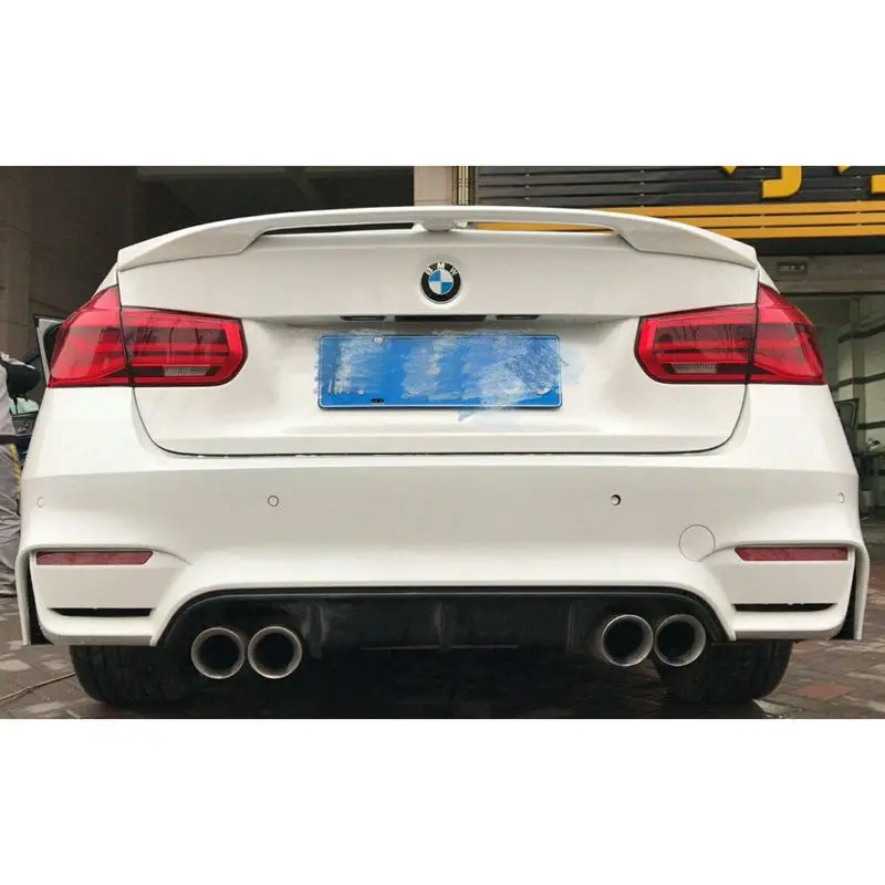 ABS Plastic Unpainted Color Rear Trunk Wing Lip Roof Spoiler For BMW F30 F35 3 Series M3 320i 323i 325i 328i 2013 2014 2015 2016