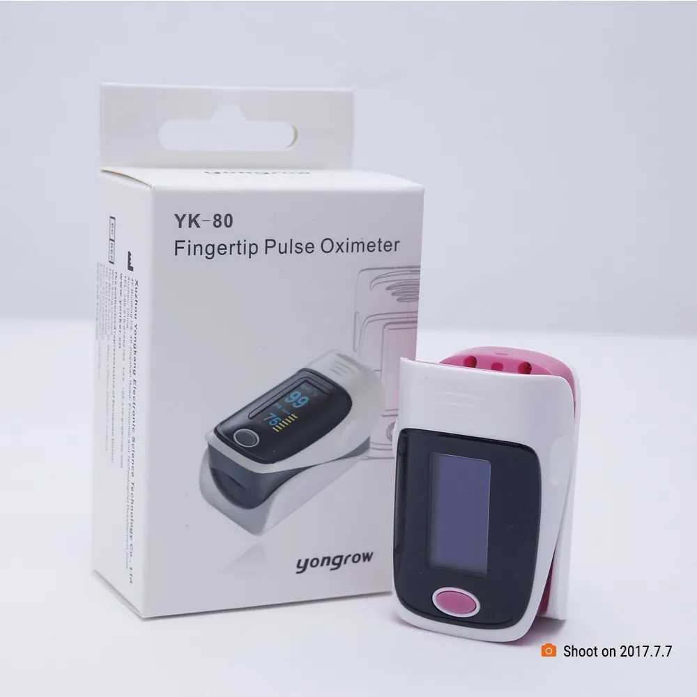 SPO2 Blood Oxygen Finger Pulse Oximeter Monitor Oximetro Oxygen Saturation Monitor Without （battery）