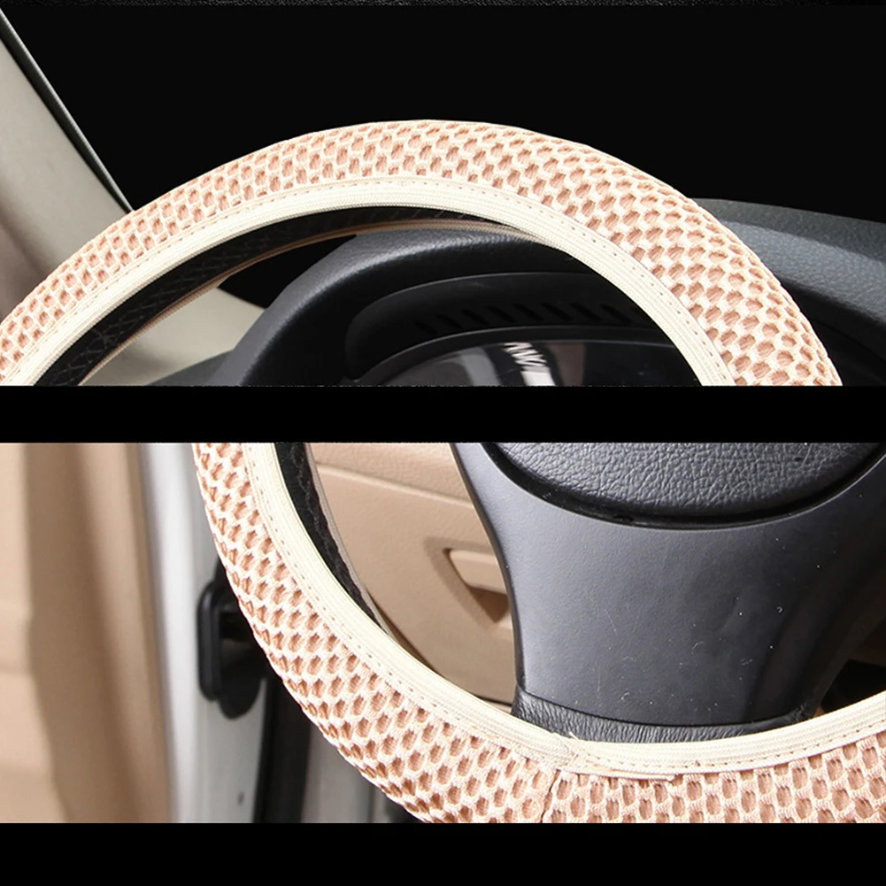 Universal Truck Car Breathable Anti-Slip Steering Wheel Cover Guard Protector Car-styling Auto Steering Wheel Cover Hot Sale