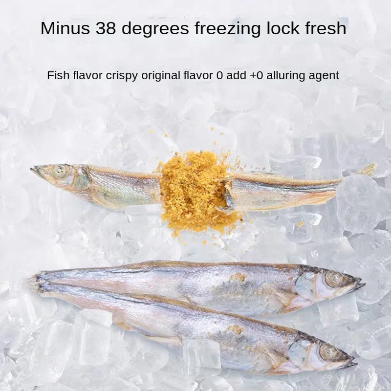 Spring Fish Freeze-Dried Cat Snacks, Small Fish Dried Full Seeds, Nutrition Fat Hair Gills, Calcium Supplement Cat Snacks