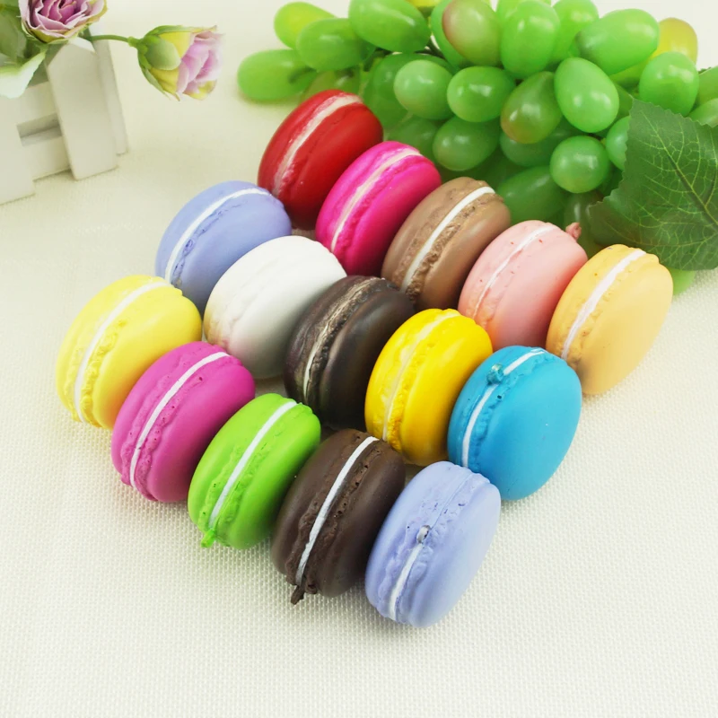 1Pc Simulation Fake Macaron Props Food Model Dessert Decoration Artificial Cake Table Snack Decors Artificial Cake Home Decor