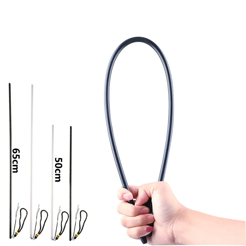 Resin Teaching Pointer Rattan Stick EDC Soft Foldable 65cm for Teaching Trainer Tools Outdoor Self Defense Stick Elastic Whip