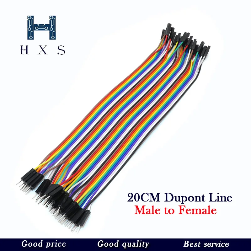 Cable Dupont Jumper Wire 10CM 20CM 30CM Male to Male + Female to Male + Female to Female Jumper Copper Wire Dupont Cable DIY KIT