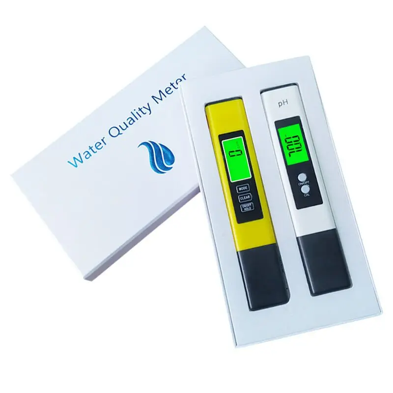 PH Tester Digital PPM Digital Water Tester Pen Type pH Meter Readout Accuracy 3-in-1 pH and TDS EC Temperature Meter