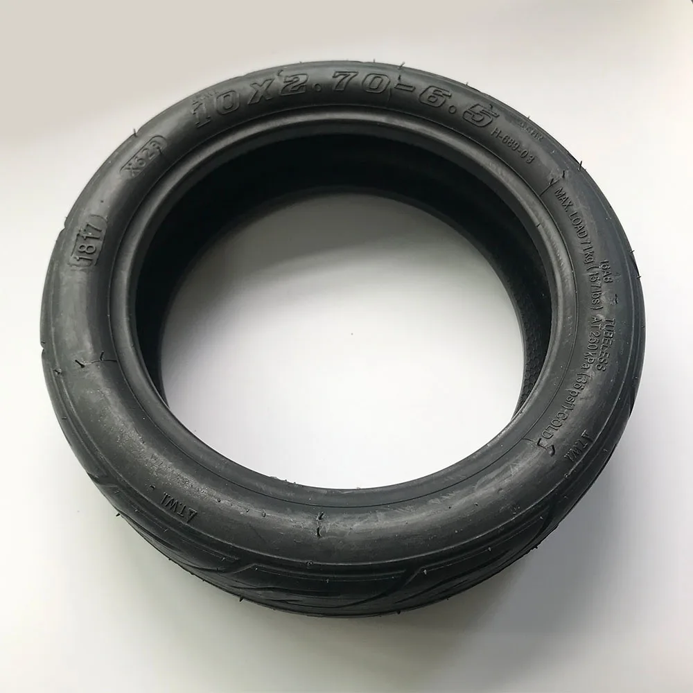 Tubeless Tire 10x2.70-6.5 Vacuum Electric Scooter TNE Q4 V3 V4 Tyres Electric Scooter Accessories 10 / 2.70 / 6.5