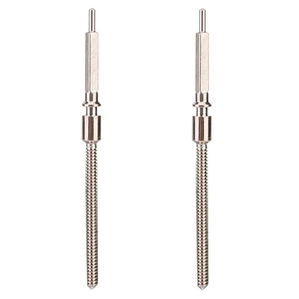 2Pcs Replacement Metal Watch Winding Stem For ETA 7750 7751 Movement Watch Accessories Repair Parts Tools For Watchmakers 0.9mm