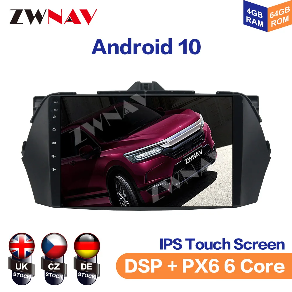 Android10 8 Core Car GPS Navigation For Suzuki CIAZ 2013-2017 Auto Radio Player Stereo Multimedia Player Head Unit No DVD Player