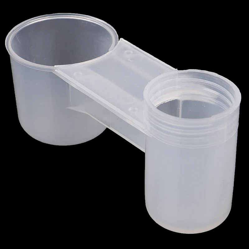 5Pcs Plastic Bird Feeder Clear Water Bottle Drinker Cup for Pigeon Bird Pet Accessories