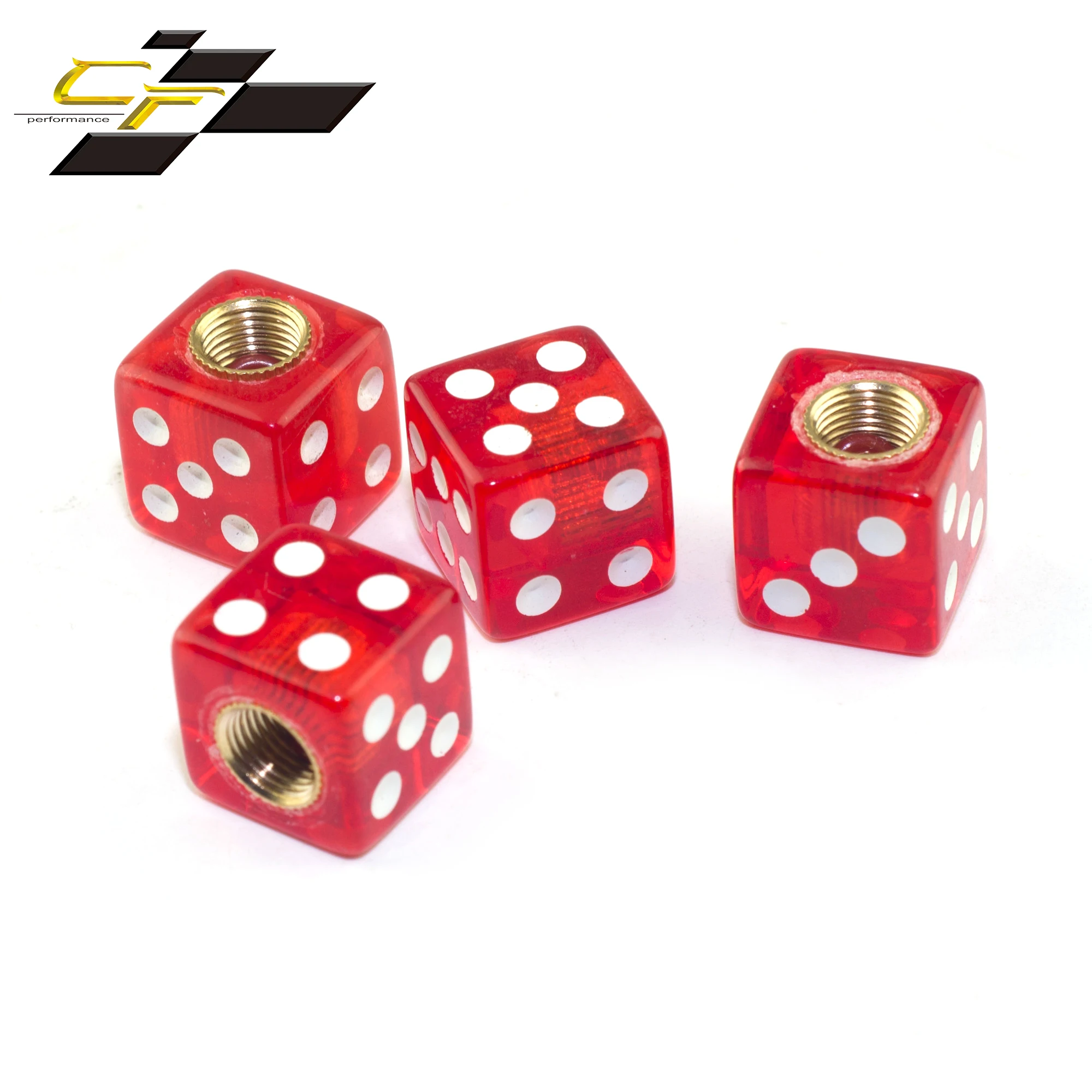 4Pcs Styling Dice Motorcycle Car Bicycle Wheel Universal Tire Air Valve Cover Car Dust Cover External Spare Parts Screws And Nut