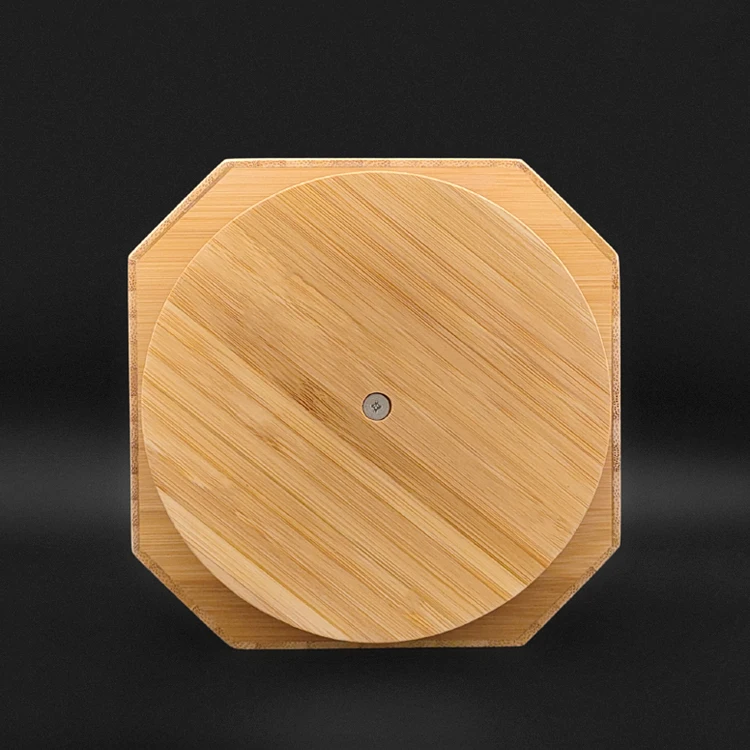 Amaoe mmt1 360 ° rotativa caixa de armazenamento recipiente de bambu círculo girando recebendo papelaria caneta ferramenta de manutenção gadgets titular