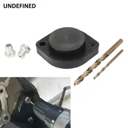 Motorcycle Exhaust Stud Drilling Kit Drill Plate Tool For Harley Buell Blast 500 Softail Touring Sportster XL883 Tri accessories