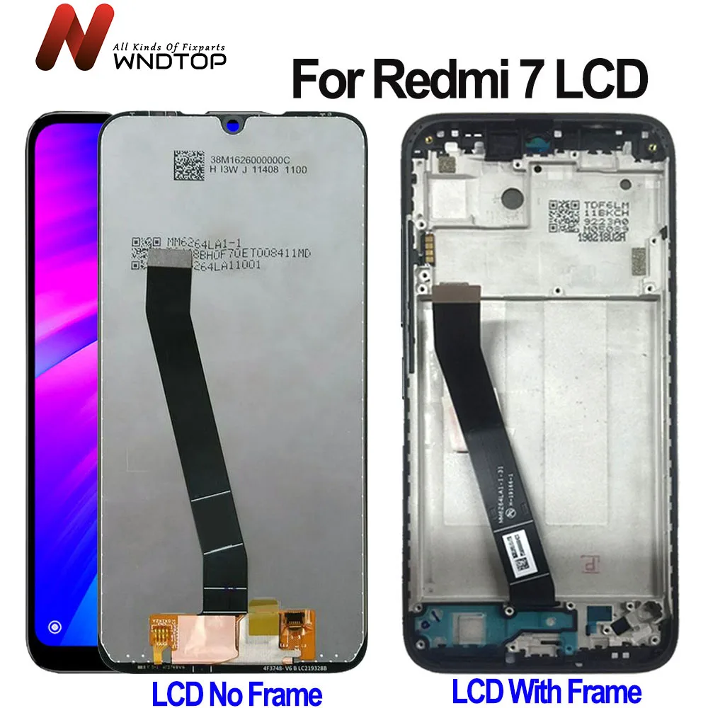 

6.26" LCD For Xiaomi Redmi 7 LCD Display Screen Touch Digitizer Assembly For Redmi 7 LCD Display With Frame Replancement Parts