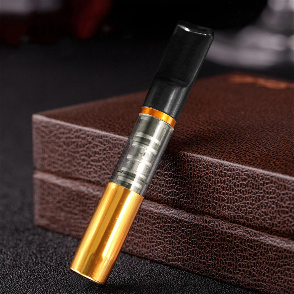 Portable Tobacco Cigarette Filter Mouthpiece Cleanable Filtration Tobacco Tar Micro Filter Cigarette Holder Filter Smoking Tools