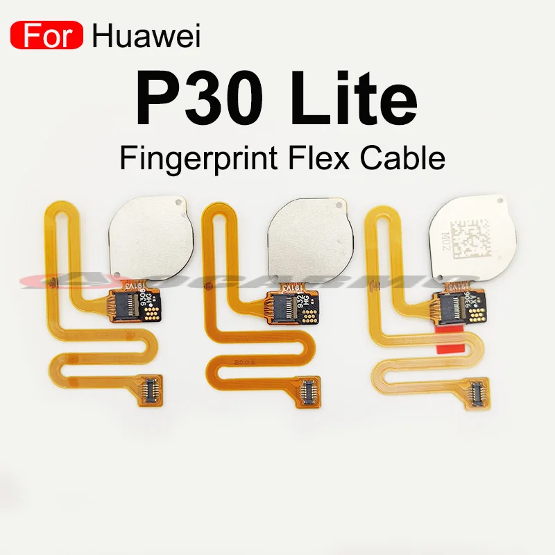 For Huawei P30 Lite Fingerprint Home Button Touch ID Sensor Flex Cable Replacement Repair Parts