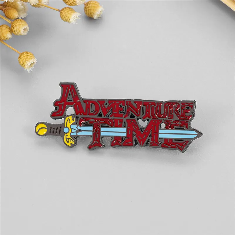 Adventure Time Lapel Pin battle sword Brooch A necessary accessory for any adventurer