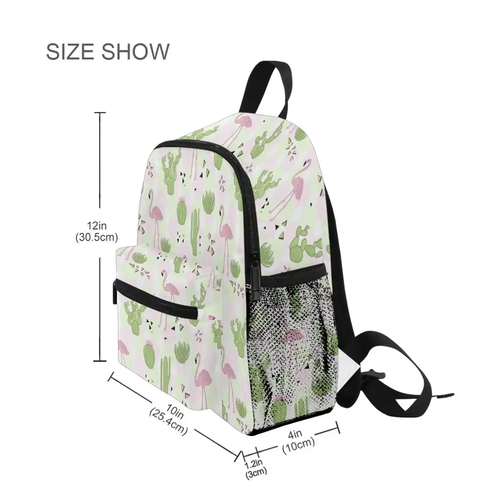 Children Flamingo School Backpack Baby Kids Cute Animal Design Toys Bookbag Toddler Girls Boys Kindergarten Cartoon School Bags