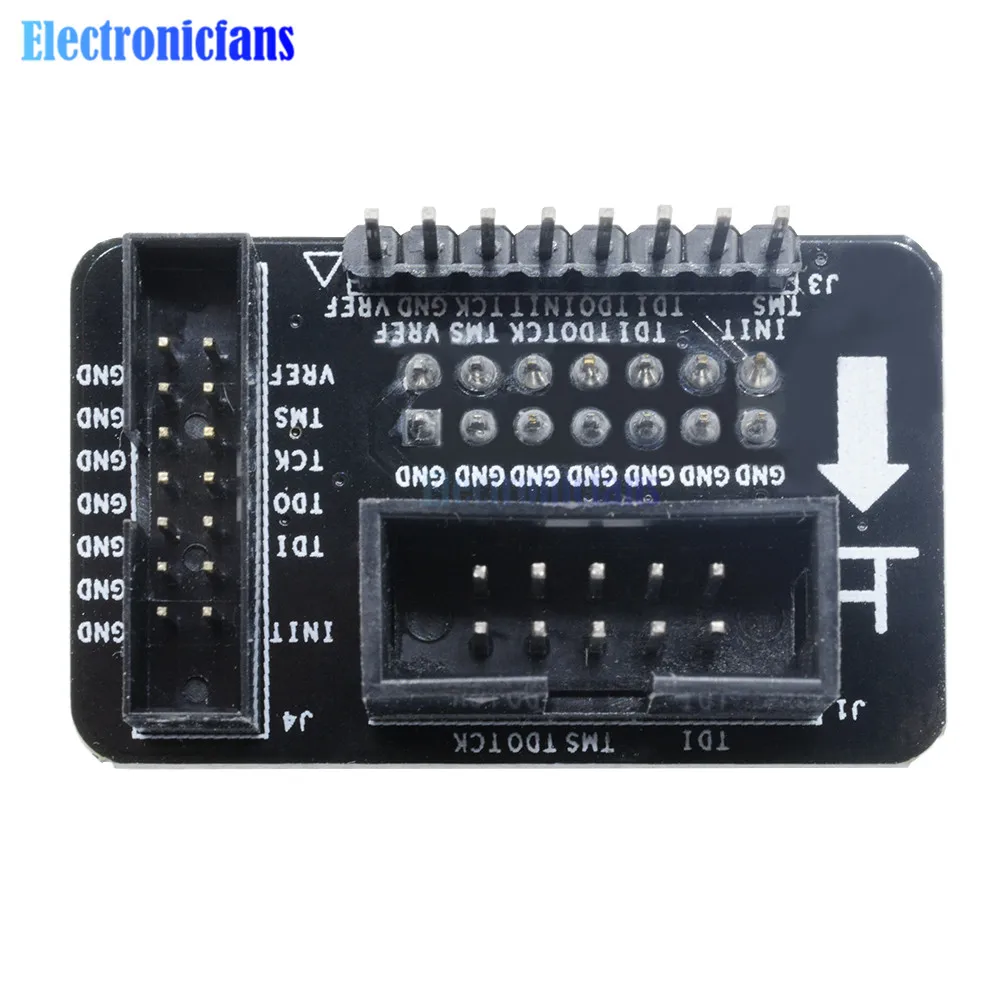 For Xilinx Platform Cable USB FPGA CPLD JTAG SPI Download Debugger Programmer with USB Type-B Cable 5V 3.3V 2.5V 1.8V 1.5V