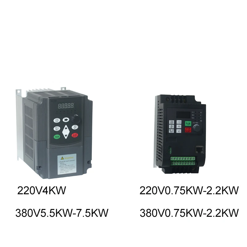 Imagem -04 - Conversor de Freqüência com Controle de Velocidade do Motor Monofásico Inversor Vfd kw 1.5kw 2.2kw 1ph Entrada 220v Saída 220v