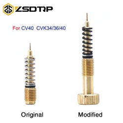 ZSDTRP for CV40 Keihin CVK34/36/40 Twin Cam Sportster Carburetor Air Adjusting Screws Idle Mixture Fuel Ratio Adjusting Screw