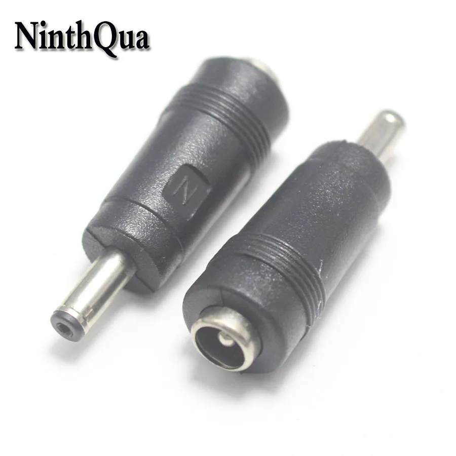 NinthQua 1pcs 4.0*1.35mm Male Plug to 5.5*2.1mm Female Jack DC Power Charger Connector Adapter Laptop Charging Converter