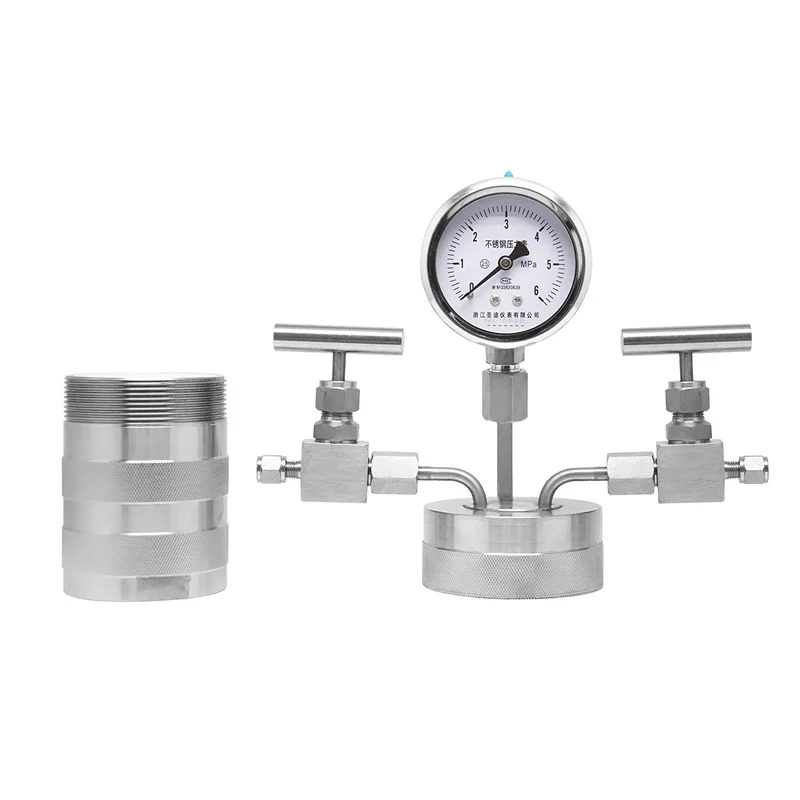 The Reactor Of Hydrothermal Synthesis Autoclave Can Connect Hydrogen With PTFE Lining Pressure Gauge, With A Pressure Of 180C