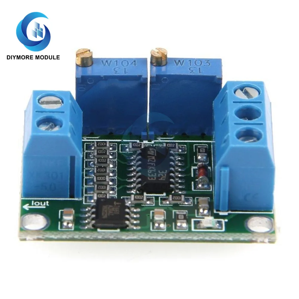 Current To Voltage Module 4-20mA to 2.5-24V Signal transmission Converter Circuit Board for Microcontroller Tests