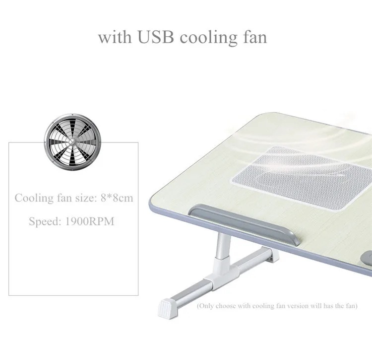 JOYLIVE Computer Table BedDesk 2021 New Multifunction Simple Folding Laptop Desk With Cooling Fan Lifting Small Table Dormitory