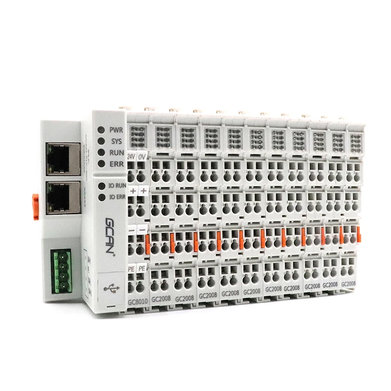 Módulo programável dc24v do relé do controlador da lógica do plc tem as funções da monitoração do estado do equipamento de campo, controle remoto