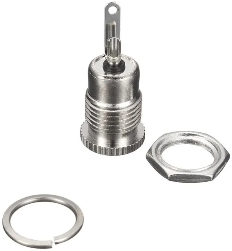 5 pçs/lote DC-099 30V 10A DC Power Jack Soquete Com Rosca Fêmea de Montagem Em Painel Conector Do Adaptador de 5.5 milímetros x 2.1 milímetros