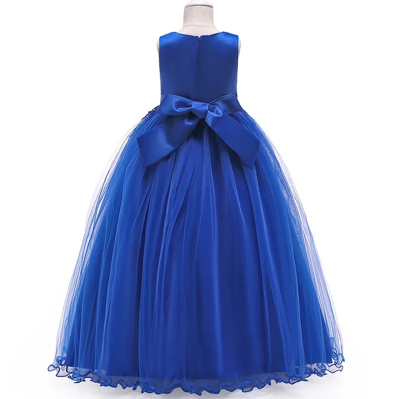 Formal Long Bridesmaid Dress Kids Clothes For Girls Children Elegant Party Wedding Dress Girl Evening 10 12 13 14 Years Vestidos