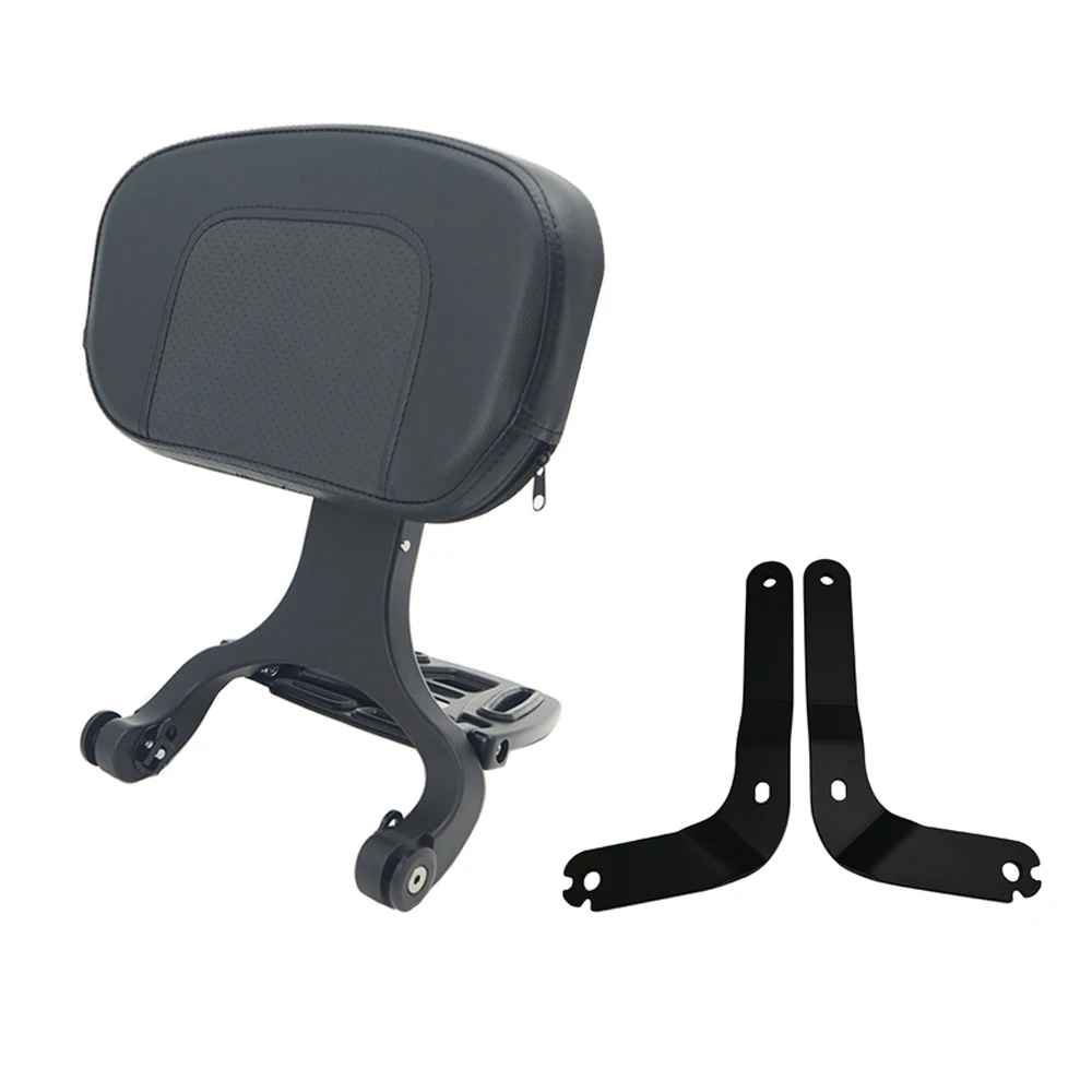 

Multi-Purpose Driver Passenger Backrest Black Chrome For Harley Street 750 2014-2022