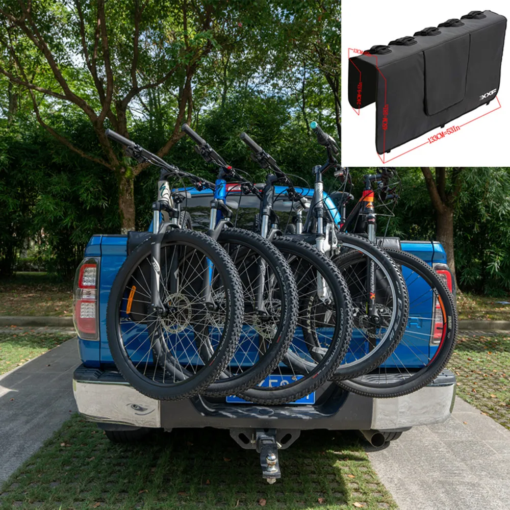 XXF Tailgate Pad Bicycle Rack Cover for Pickup Truck-Bike, Truck Bed, MTB Carrier, Mountain MTB, 2, 5 or 6