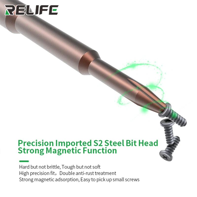 RELIFE RL-722 Screwdriver Maintenance Screw Driver Set Y0.6 T2 Precision Screwdriver Phone Repair Tools Screwdrivers Set
