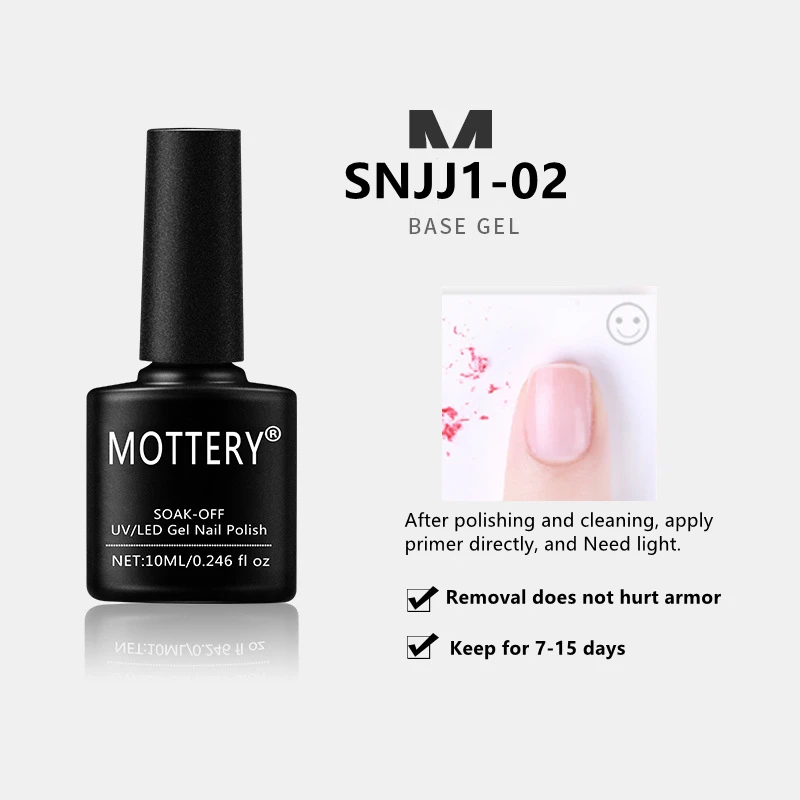 1Pcs 2021 Nieuwe Collectie Primer Gel Varnish Soak Off Uv Led Gel Nagellak Base Coat Geen Veeg Top kleur Gel Polish Base Lijm SNJJ1